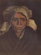 Head of a Peasant Woman with White Cap (nn04) Vincent Van Gogh